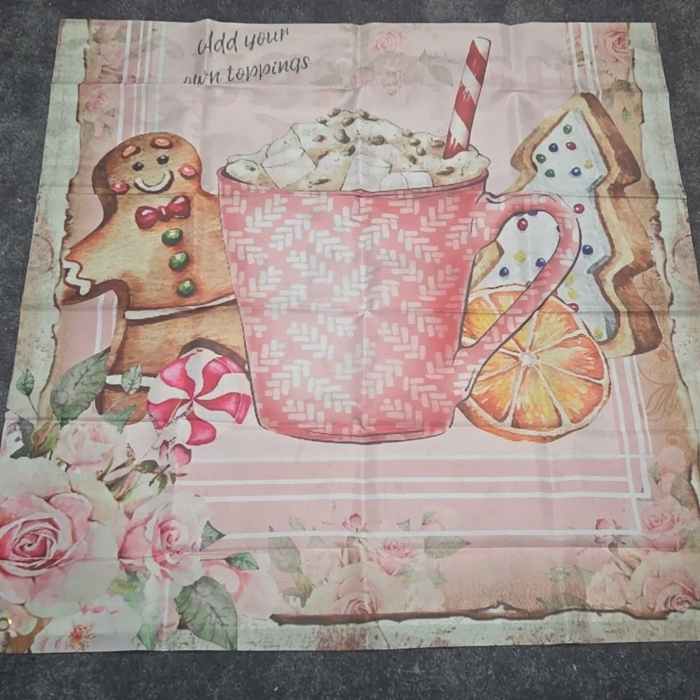 Vintage Style Christmas Hot Chocolate Sign